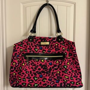 Betsey Johnson Leopard Overnight Bag